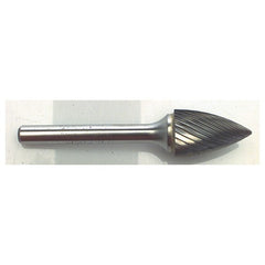 1/8 EdgeHog Tree Shape Pointed End Miniature Carbide Bur SG-41 Standard - Benchmark Tooling