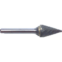 1/4 EdgeHog Conical Carbide Bur SM-1 Standard Alt Diamond (Double) - Benchmark Tooling