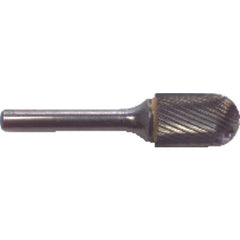 1/4 EdgeHog Cylindrical Radius End Carbide Bur SC-1 Standard - Benchmark Tooling