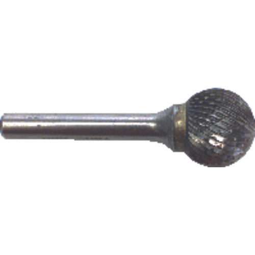 3/8 EdgeHog Spherical Carbide Bur SD-3 Standard Alt Diamond (Double) - Benchmark Tooling