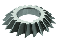 5 x 3/4 x 1-1/4 - HSS - 60 Degree - Right Hand Single Angle Milling Cutter - 24T - TiAlN Coated - Benchmark Tooling