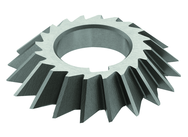 5 x 3/4 x 1-1/4 - HSS - 45 Degree - Right Hand Single Angle Milling Cutter - 24T - TiN Coated - Benchmark Tooling