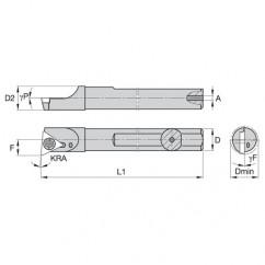 QSBI37555R STEEL SHANK BORING BAR - Benchmark Tooling