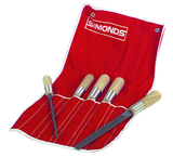 5 Pc. 8" General Purpose File Set-with Handles - Benchmark Tooling