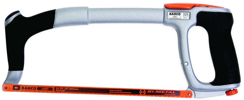 12" Blade - Ergonomic Hand Hacksaw - Benchmark Tooling