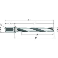 23030H-150F Spade Blade Holder - Helical Flute- Series 3 - Benchmark Tooling