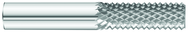 3/8 x 1 x 3/8 x 2-1/2 Solid Carbide Router - Style B - Burr Type End Cut - Benchmark Tooling