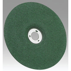 ‎3M Green Corps Depressed Center Wheel 24 Grit 7″ × 1/4″ × 5/8-11 - Benchmark Tooling