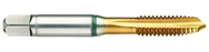 43236 2B 3-Flute Cobalt Green Ring Spiral Point Plug Tap-TiN - Benchmark Tooling