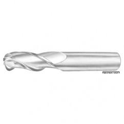 5/16" Dia. - 2-1/2" OAL - AlTiN-CBD-30°-Center Cut-Ball Nose HP End Mill-2 FL - Benchmark Tooling