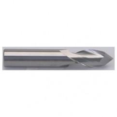 1/4" Dia. - 2-1/2" OAL - Uncoated CBD - Drill Point SE EM - 2 FL - Benchmark Tooling