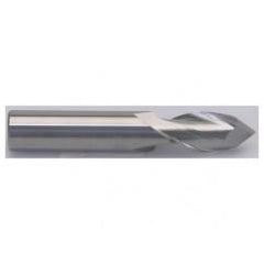 3/8" Dia. - 2-1/2" OAL - Uncoated CBD - Drill Point SE EM - 4 FL - Benchmark Tooling