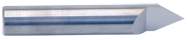 1/4" x 1/2" Split Length - SE - 60° Pt - Carbide Engraving Blank - Benchmark Tooling