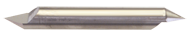 3/8" x 1/2" Split Length - DE - 90° Pt - Carbide Engraving Blank - Benchmark Tooling