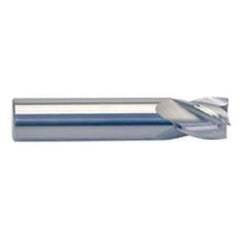 25/64" Dia. - 5/8" LOC - 2-1/2" OAL - 4 FL Carbide S/E HP End Mill-Uncoated - Benchmark Tooling