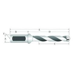 60316H-075F Spade Drill Holder - Benchmark Tooling