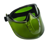 Capstone Shield - Shade 3 IR Lens - Green Frame - Goggle - Benchmark Tooling