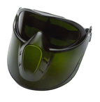 Capstone Shield - Shade 5 IR Lens - Green Frame - Goggle - Benchmark Tooling