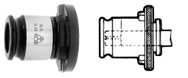 Positive Tap Adaptor -1-3/8" - Adaptor Size 3 - Benchmark Tooling