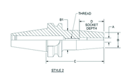 HSK63 3/8 x 3.35 - Shrink Fit Tool Holder - Benchmark Tooling