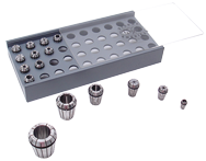 ER Style Collet Holder - For ER16; Holds 40 Collets - Benchmark Tooling