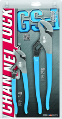 Channellock Tongue & Groove Plier Set -- #GS1; 2 Pieces; Includes: 6-1/2"; 9-1/2" - Benchmark Tooling