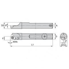 GSBIW31243R STEEL SHANK BORING BAR - Benchmark Tooling