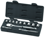 12PC 3/8" DRIVE SAE SOCKET SET - Benchmark Tooling