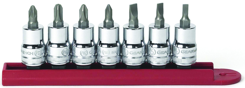 7PC SCREWDRIVER BIT SOCKET SET - Benchmark Tooling