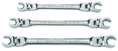 3PC FLEX FLARE NUT WRENCH ST METRIC - Benchmark Tooling