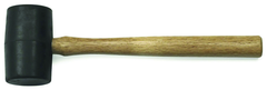 16 OZ RUBBER MALLET WOOD - Benchmark Tooling