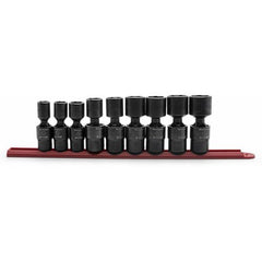 9 Pc. 1/2″ Drive 6 Point SAE X-Core Universal Impact Socket Set - GearWrench