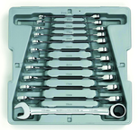 12PC COMB RATCHETING WRENCH SET - Benchmark Tooling