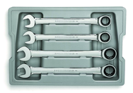 4PC COMBINATION RATCHETING WRENCH - Benchmark Tooling