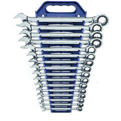16PC COMB RATCHETING WRENCH SET - Benchmark Tooling