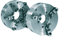 Iron Body Lathe Chuck- 14" A8 Mount; 4-Jaw - Benchmark Tooling