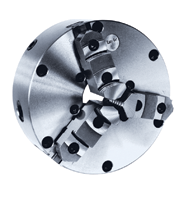 Semi-Steel Easy-Set Lathe Chuck - 8" Plain Mount; 3-Jaw - Benchmark Tooling