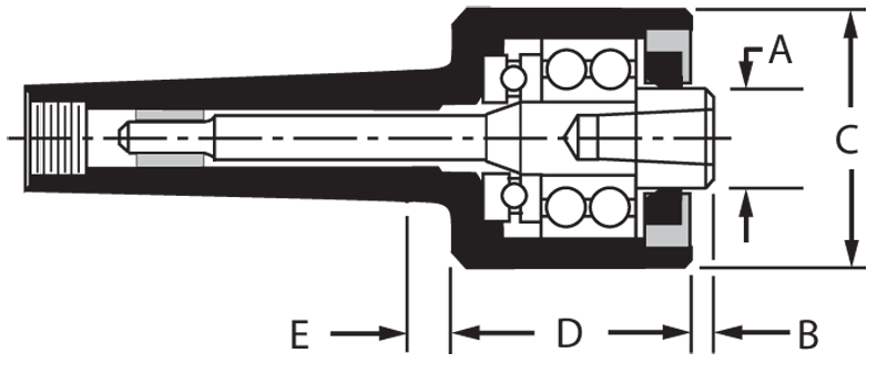 4MT Changeable Pt Body - For Point Live Center - Benchmark Tooling