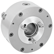 Semi-Steel Lathe Chuck - 10'' D1-6 Mount; 3-Jaw; 2 Piece Reversible Jaws - Benchmark Tooling