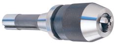 1/32 - 1/2'' Capacity - 4MT SH - Keyless Drill Chuck with Integral Shank - Benchmark Tooling