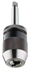 1/32 - 1/2'' Capacity - 2 MT Shank - Keyless Drill Chuck with Integral Shank - Benchmark Tooling