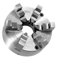 Ajust-Tru+ Universal Chuck - 6" Plain Mount; 6-Jaw - Benchmark Tooling