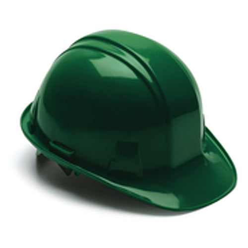 4 Point Ratchet Hard Hat, Green - Benchmark Tooling
