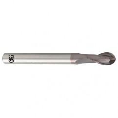 1/4" Dia. - 3" OAL - Carbide - Ball End HP End Mill-2 FL - Benchmark Tooling