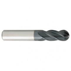 5/8" Dia. - 3-1/2" OAL - Carbide - Ball End HP End Mill-4 FL - Benchmark Tooling