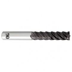 5/8 x 5/8 x 2-1/4 x 5 4Fl  Square Carbide End Mill - TiALN - Benchmark Tooling