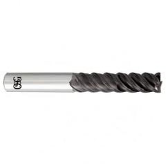 4mm x 6mm x 12mm x 60mm 4Fl  Square Carbide End Mill - TiALN - Benchmark Tooling
