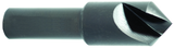 1-1/4" Size-1/2 Shank-82°-HSS Single Flute Countersink - Benchmark Tooling