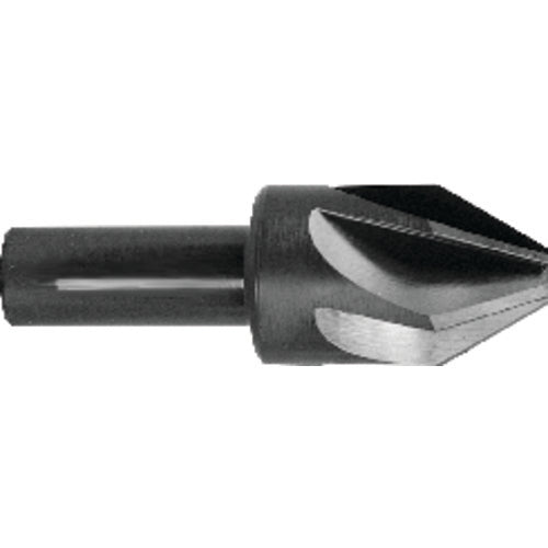 ‎1/2″ Size-1/4″SH Dia, 120° 6 Flute CNC Countersink - Benchmark Tooling