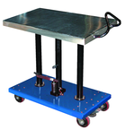 Hydraulic Lift Table - 32 x 48'' 6,000 lb Capacity; 36 to 54" Service Range - Benchmark Tooling